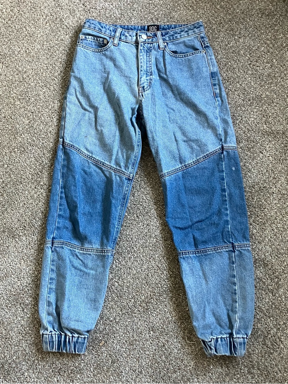 BDG Urban Outfitters Two Tone Patchwork Jogger Jeans Size 25